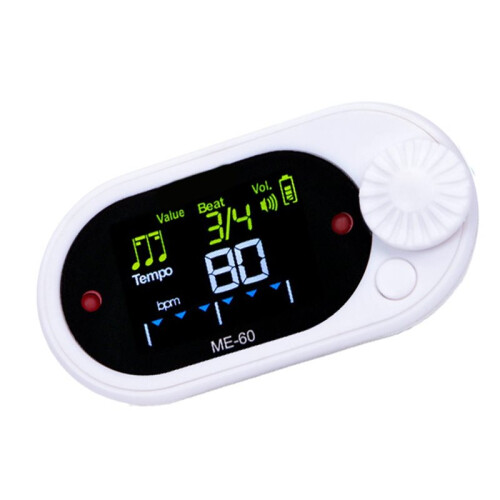 Small Metronome Quiet Metronome with Back Clip Small Trainer Exercise Metronome Device ABS Texture 2