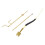 Cello Luthier Tools Kit Cello Sound Post Set Sound Post Installation Tool Cello Making Repair Tools Curved with Black 1