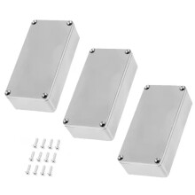 Obudowa Aluminiowa Typu Stomp Box, 3 Szt, do Samodzielnego Montażu Pedału Efektów Gitarowych - (1590B)