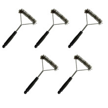 BBQ Grill Cleaning Brush BBQ Outdoor Tools Stainless Steel BBQ Household Wire Shavings Cleaning Gadgets