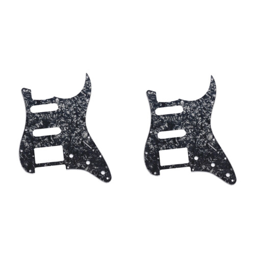 Gitarrtillbehör Elgitarr Stallskydd Framkåpa Elgitarr Stallskydd Svart Pearl