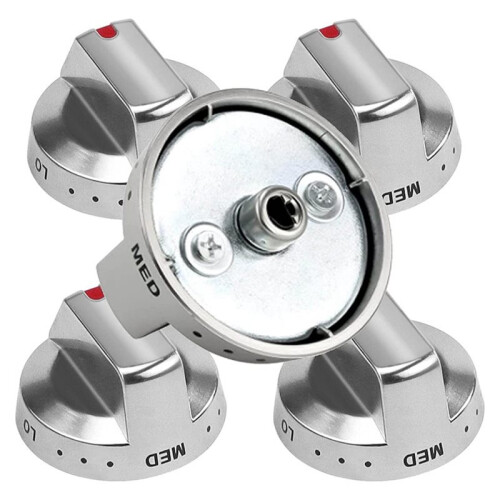DG64-00473A Burner Control Dial Knob Range Oven Replacement for  Gas Range/Oven/Stove,Reinforcement Ring.5-Pack