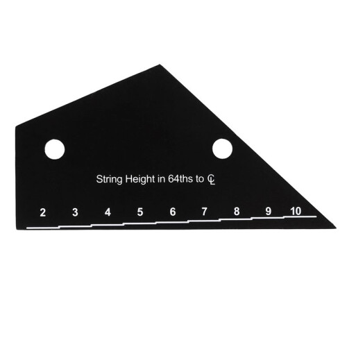 Fret Leveling Tool Gitarr Bas Hals Gripbräda Mätlinjal Gitarr Fret Rocker-Nivå Tool