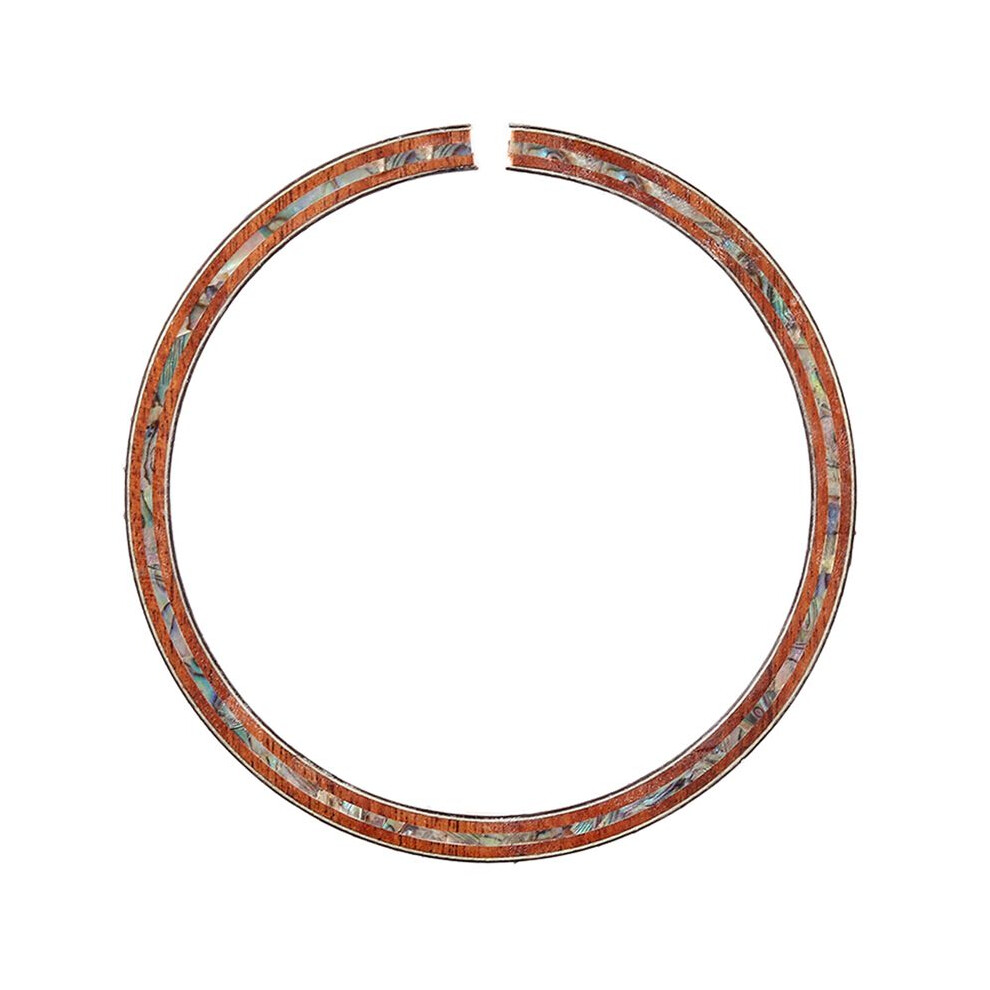 Acoustic Guitar Soundhole Sapelli Rosette With Abalone Shell Inlay For Acoustic Guitar 4712893088077