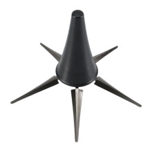 Portable Clarinet Stand Holder Foldable Support Metal 5-Leg Stand Wind Instrument Accessory