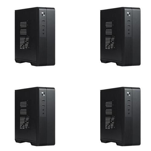 4X MX02  ITX Computer Case HTPC Host Chassis USB2.0 ITX Enclosure Industrial Control Chassis for Office Business