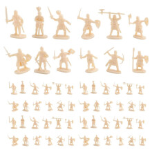 1:72 200/Set Plastic Ancient Soldier Figures Toy Archaic Soldiers Men Swordsman Action Figure DIY War Scene Toys Yellow