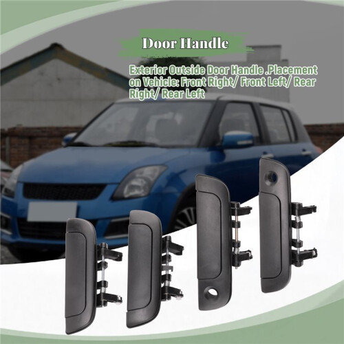 4PCS Outside Door Handle Front Rear Right Left for 95-01  Baleno Esteem 2
