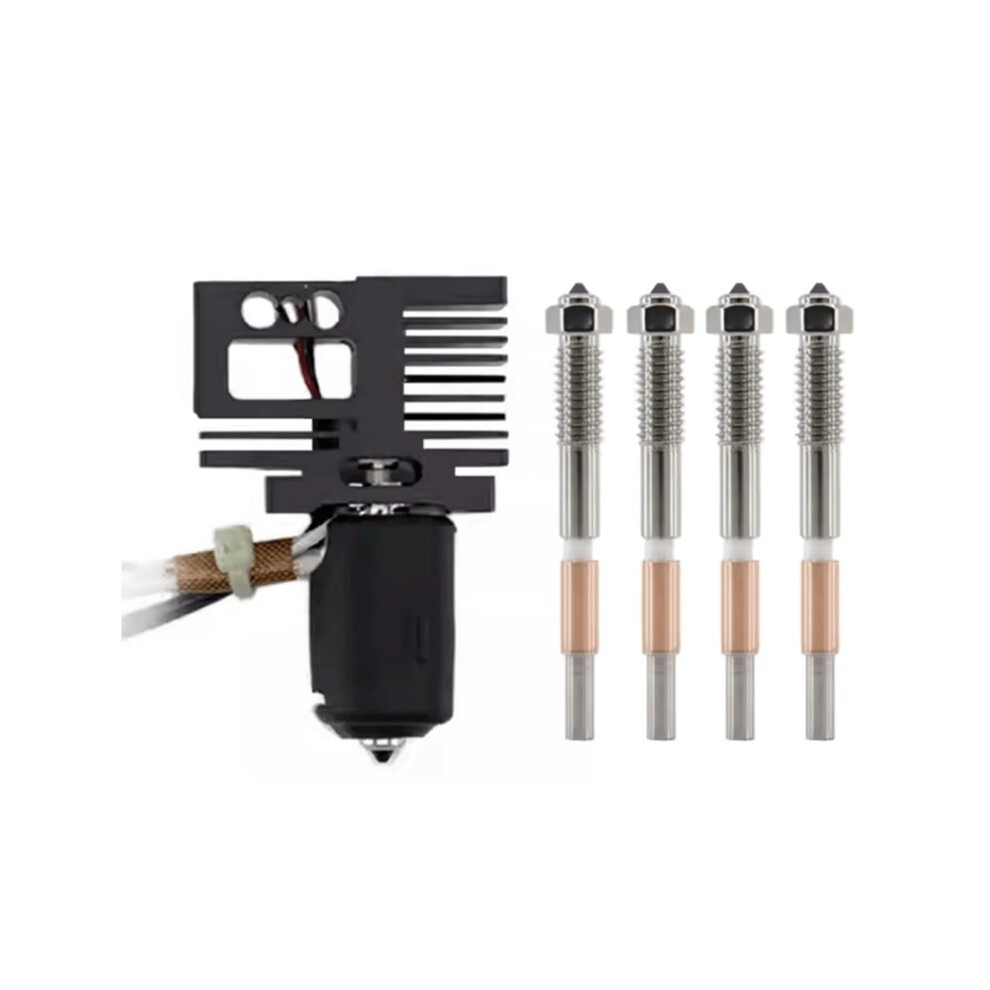 Hot End Set For Qidi Q2 Q2 Combo 3D Printer Bimetallic Quick Replacement Nozzle 0.2/0.4/0.6/0.8Mm For Qidi Q2 Hotend 6033075662037