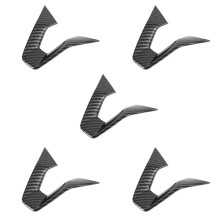 5X Acessórios de Acabamento da Tampa Do Volante Do Carro de Fibra de Carbono para Onix 2019-2021
