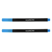 2 x Fabric  Pens Permanent Farben für DIY Textile Kleidung T-Shirt Schuhe Blau