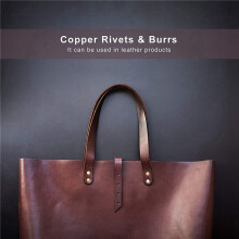 100 Sets Kupfer Nieten und Grate, Kupfer Nieten für LEDer für Gürtel Brieftaschen Kragen LEDer Mach Es Selbst Handwerk Bedarf 1/2 Zoll