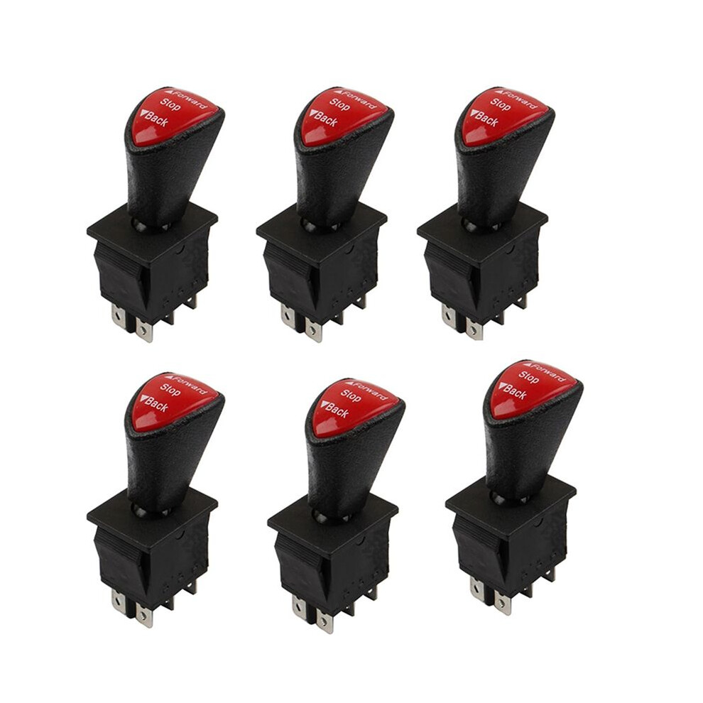 6X Forward-Stop-Back Dpdt 6Pin Latching Slide Rocker Kcd4-604-6P Car 6032819474684