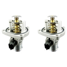 2X Car Engine Coolant Thermostat Assembly + Housing for Aveo Cruze Sonic 96984104 55578419