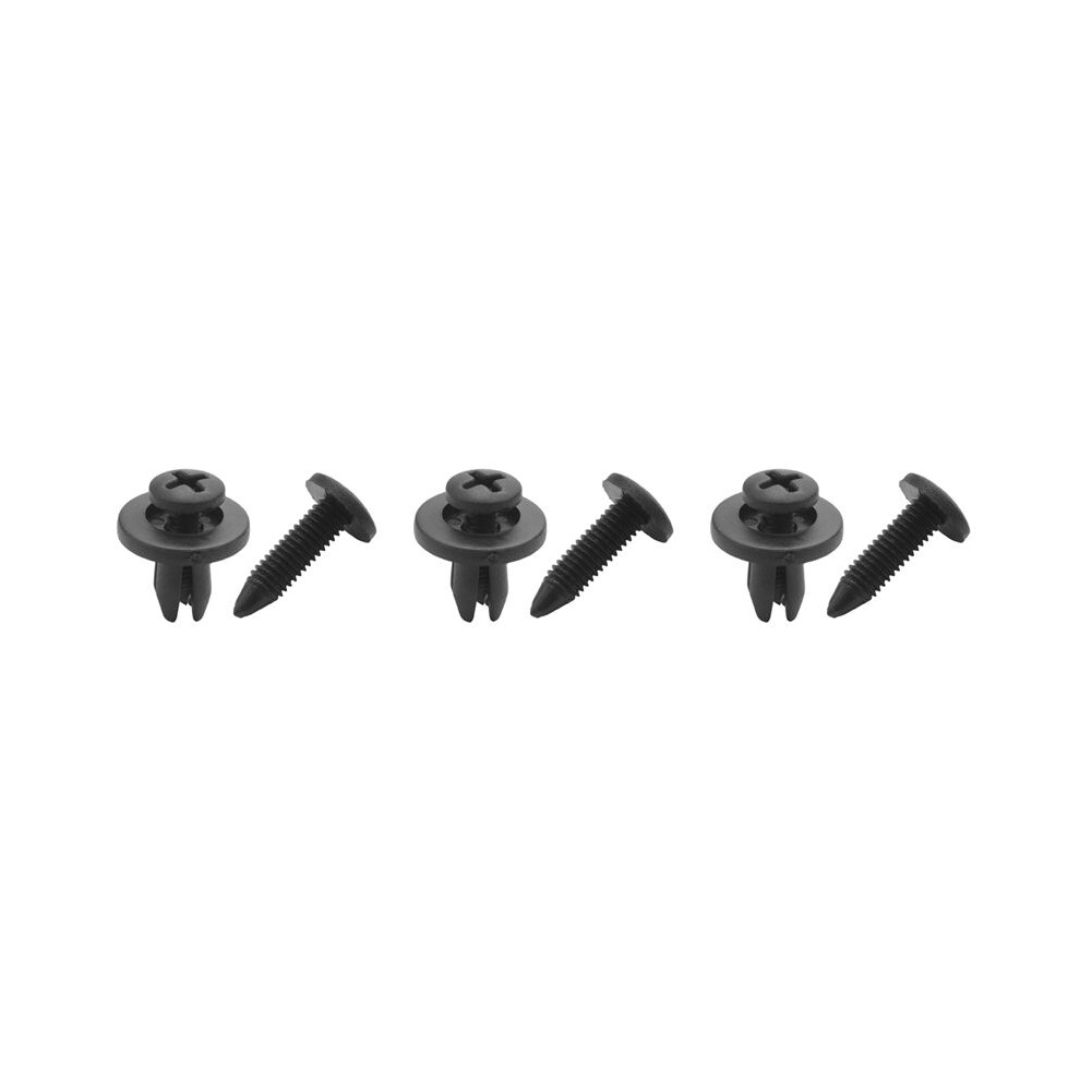 150Pcs 6Mm Plastic Push Type Rivet Bumper Pin Clips 4712620123798