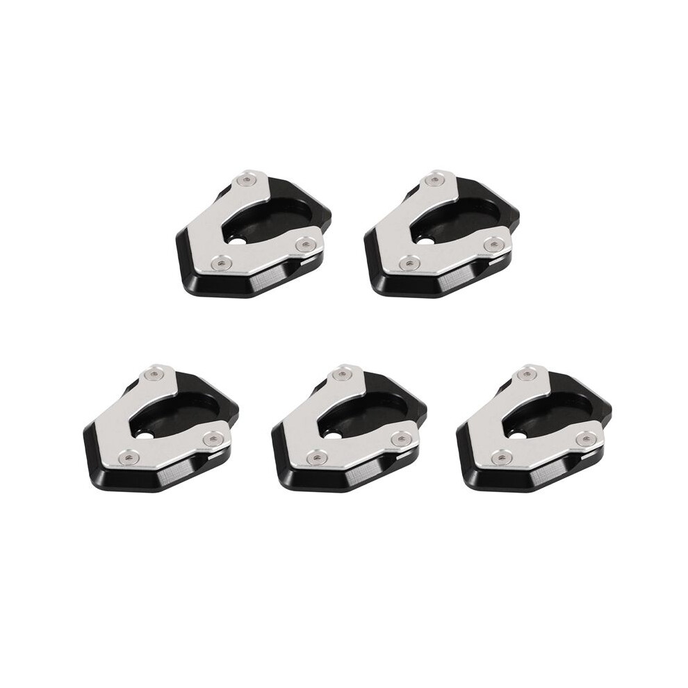5X Kickstand Foot Side Stand Extension Pad Support Plate For Z400 Z650 Z900 250/300 650 Er-6N (Black) Black 4711558438738