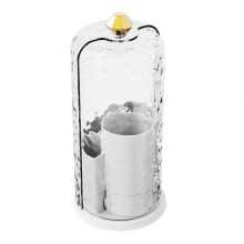 Makeup Brush Storage Box with Transparent Lid Large Capacity 360-Degree Rotating Makeup Brush Holder Acrylic Organizer A