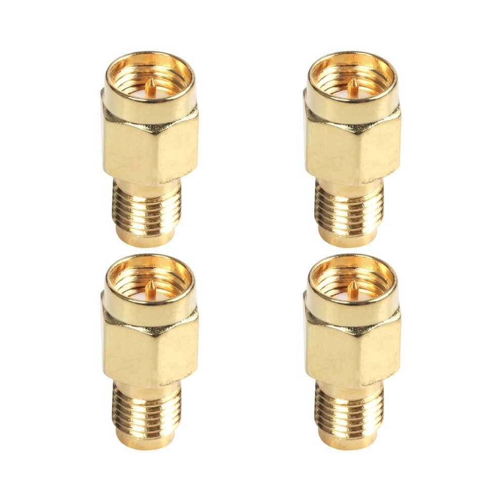 4X Durable Sma Male Plug To Rp-Sma Female Rf Coax Adapter Connector 6032819464180