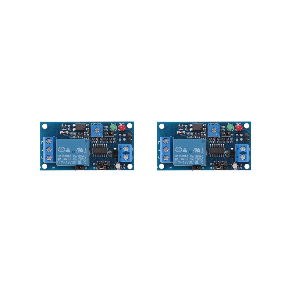 2X 12V Delay Relay Delay Turn / Delay Turn Off Module With Timer 4714047167171