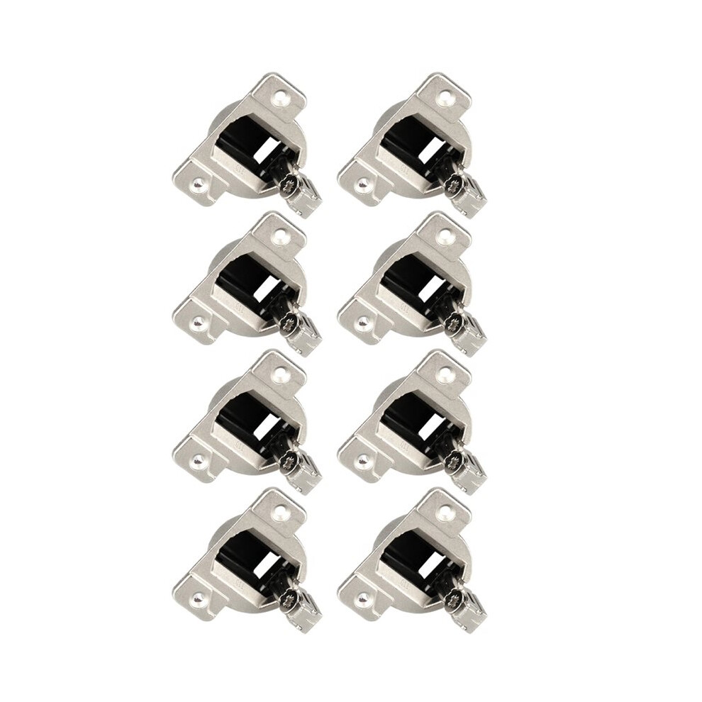 8Pcs 110 Degree Screw-In Compact 33 Hinge Replacement, 8-Pack, Fits Various Models 6033963089694