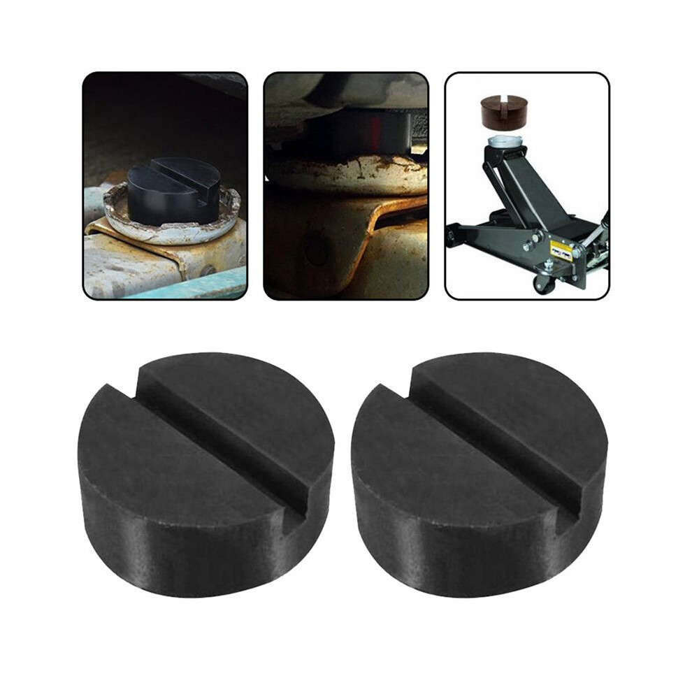 4X Rubber Disc Pad Car Vehicle Jacks Jack Pad Frame Protector Rail Floor Jack Guard Adapter Tool Jacking Lifting Disk