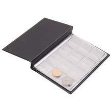 (Red) 120 Pockets World Coin Collection Storage Holder Money Album Book Collecting