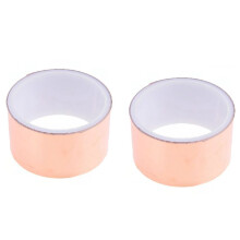 2 Stuks Gitaar Koperfolie Tape 10m Geluidsreductie Tape Barrière Tape
