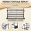 Metal 3-Tier Pull Down Spice Rack -  Retractable Large Capacity Kitchen Storage Shelf Organizer for Cabinet A 6