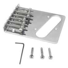 Vintage Stijl 6 Snaren Zadeltopladerbrug voor Vervanging van Onderdelen voor Tele Telecaster-Stijl Elektrische Gitaar