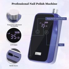 Electric Nail Drill Machine Professional Nail Drills for Gel Nails Polish Rechargeable Portable Nail File Manicure Tool
