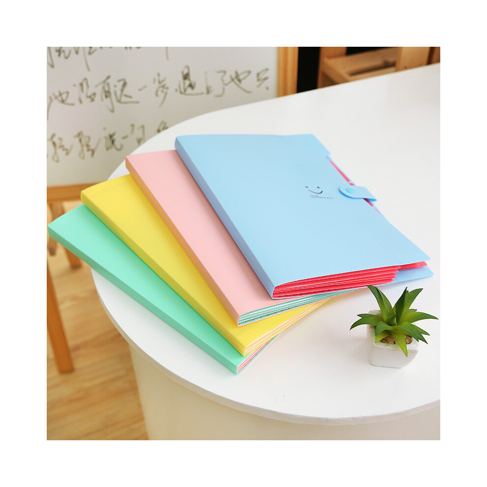 (Purple) Expanding File Folder A4 Size Accordian Document Organizer Waterproof Portable 123643808779