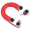 (red) Archery Metal D Loop Release Bow Ring String Arrow U Nock Compound Bow 6