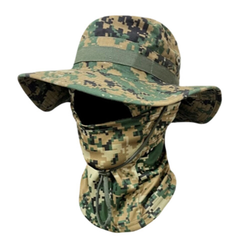 Adjustable Breathable Cotton Polyester Boonie-Jungle Digital