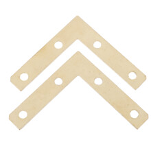 40 Stücke 51mm Flache Ecke Rechte 90º Winkel Halterung Reparatur Platten Befestigungs Klammer