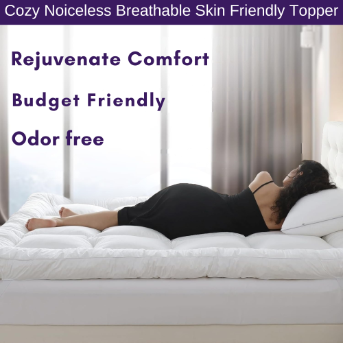 Super King Luxury Microfiber Mattress Topper 5cm 1