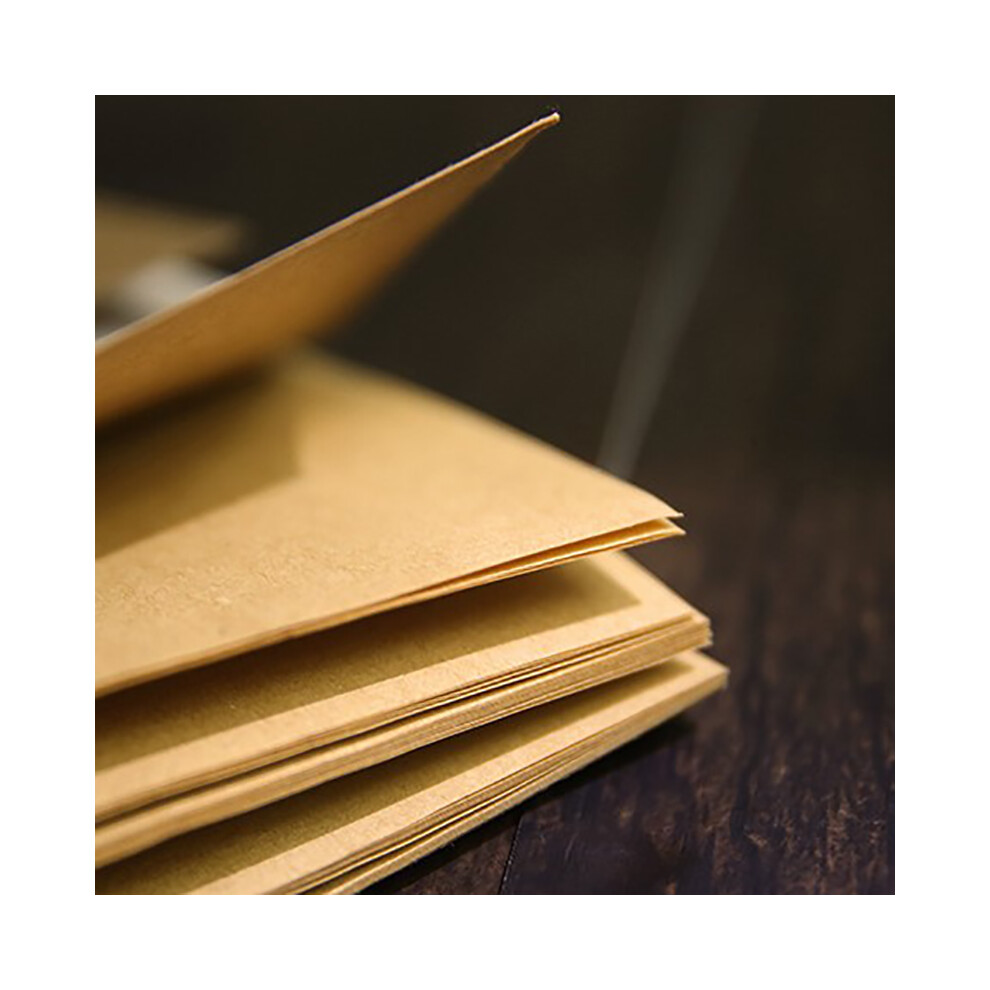 (#03) Portable Innovative Daily Diary Vintage Blank Page Sketchbook Writing Notepad 123643809028