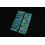2pcs Acrylic Abalone Shell Pattern Scale Slabs, 140x30x6mm, DIY Handle Tools 8
