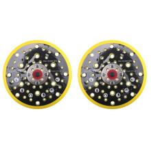 2pcs 150mm 5/16 Thread 52 Hole Medium Density Random Orbital Sander Hook & Loop Backing Pad for Mirka CEROS DEROS