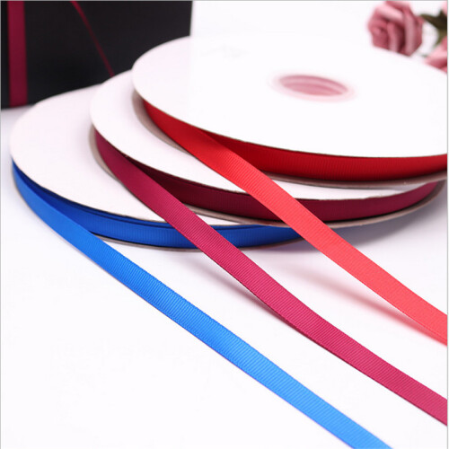 (Light purple) 91M Bright Solid Color Threaded Reel Grosgrain Ribbon DIY 10mm Width Universal 2