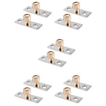 12mm Durchmesser Holz Schiebetür Führung Metall Locator Stopper 10St