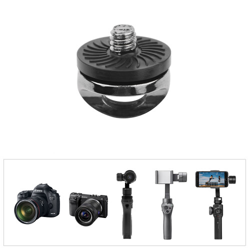 (2pcs) 2/5pcs 1/4" Screw Nuts for DSLR SLR Camera Strap Tripod Quick Release Plate Mount 2