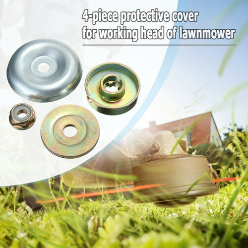 4Pcs/Set Metal Blade Nut Fixing Kit Gearbox Replacement Strimmer Brush Cutter 2