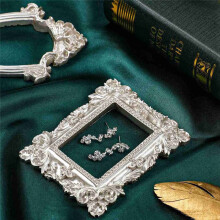 10 Stücke Vintage Harz Bilder Rahmen Blume Oval Rechteck Rahmen, Tisch Platte Schmuck Display Rahmen für Fotografie Haus Dekor
