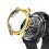(Gold) Anti-Scratch Electroplating TPU Protective Frame Case Cover For Ticwatch Pro 3 10