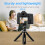 (Package A) Mini Extendable Tripod Stand Mount Ballhead Phone Holder for Action Camera iPhone Android DSLR 8