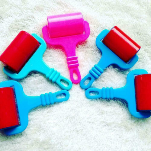 2PCS Multi-functional Diamond Painting Plastic Roller DIY Clay Flattening Tool 2