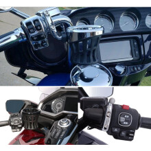 (Black) Motorcycle Drink Cup Holder For Honda Gold Wing Gl1800 Harley Motorcycle Tuning Accessories