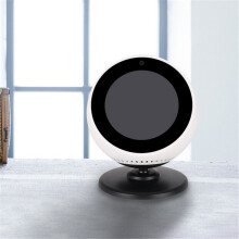 (White) Desktop Holder 360¡ã Adjustable Stand Bracket Mount For Echo Spot Smart Speaker