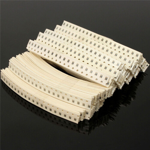 2000PCS 1206 SMD Chip Fixed Resistor Kit 50 Values Assorted Samples Set 0~10M ohm 1