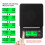 (Black 3kg) Coffee scale electronic scale with timer high precision electronic digital scale 5